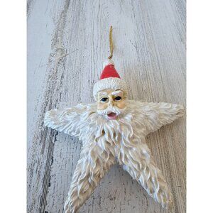 Vintage Santa star large ornament‎ hanging decor